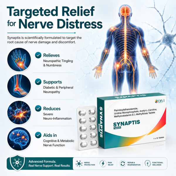 SYNAPTIS – Advanced Neuro-Metabolic & Nerve Repair Formula