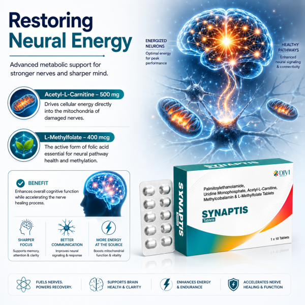 SYNAPTIS – Advanced Neuro-Metabolic & Nerve Repair Formula