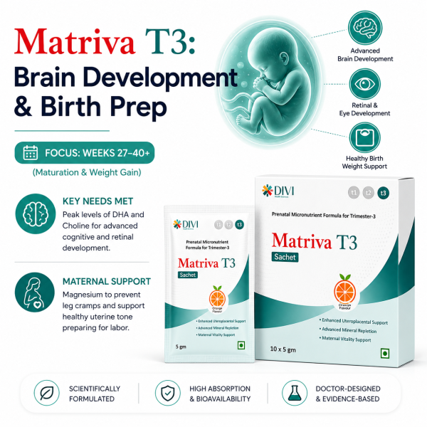 MATRIVA Range - Trimester Specific Nutrition